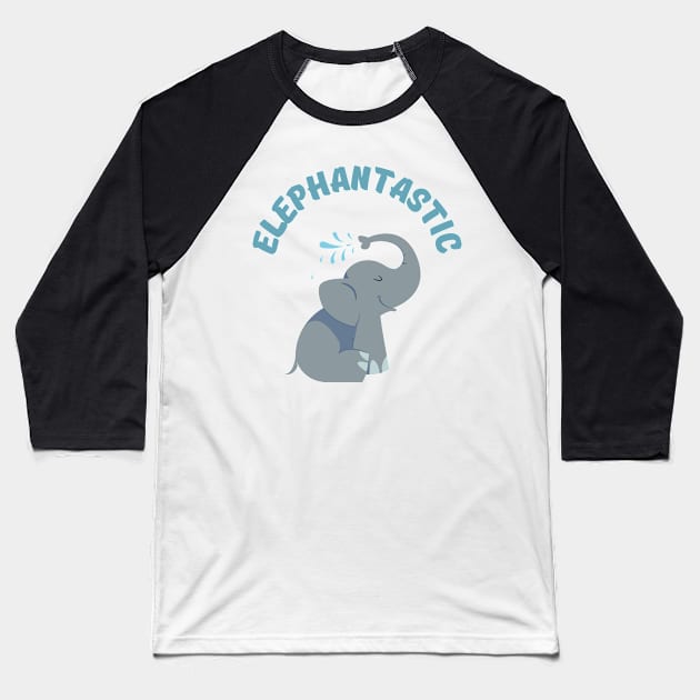 Elephantastic Baseball T-Shirt by Rusty-Gate98